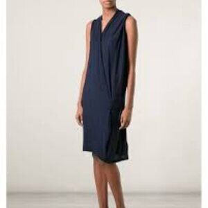 Acne Studios "Natifa" Draped Midi Dress | Rare SS15 Archive Piece | Size Small